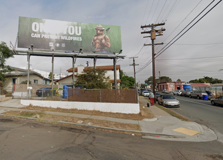 Mariners Park Electric Venicle EV Charger San Diego 3184 Newton Ave Billboard  768x552